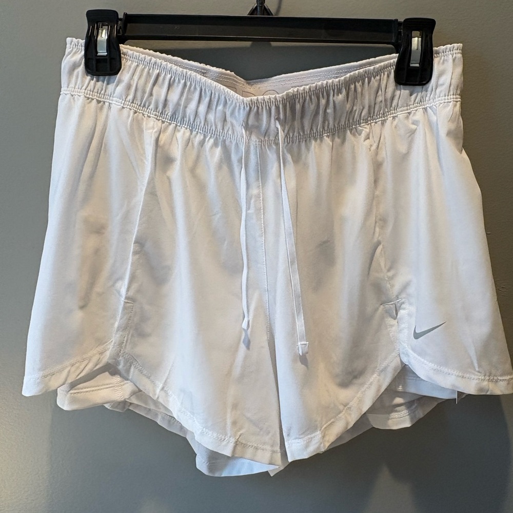Nike White Athletic Training Shorts